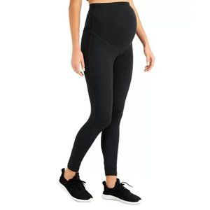 ID IDEOLOGY Maternity Leggings Deep Black Size XL